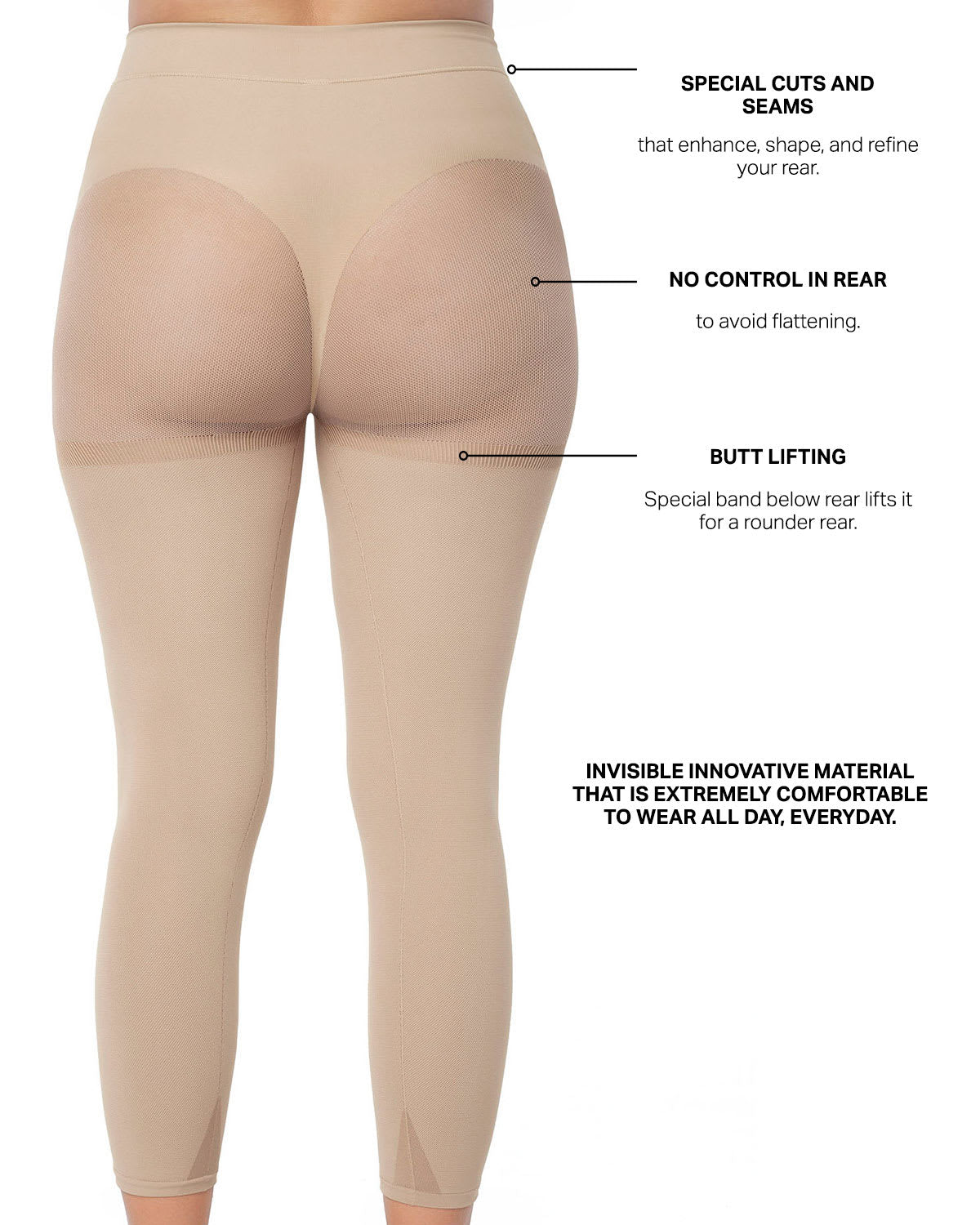 The Rear Shaper Legging (Capri)