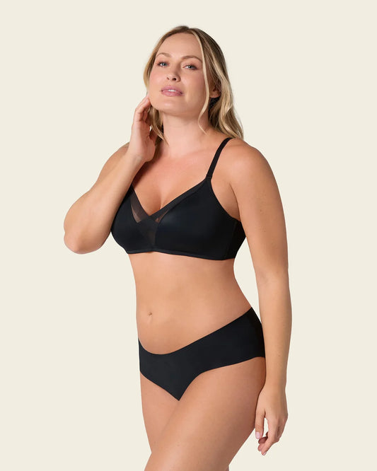 Wireless push-up Bra with Lace
